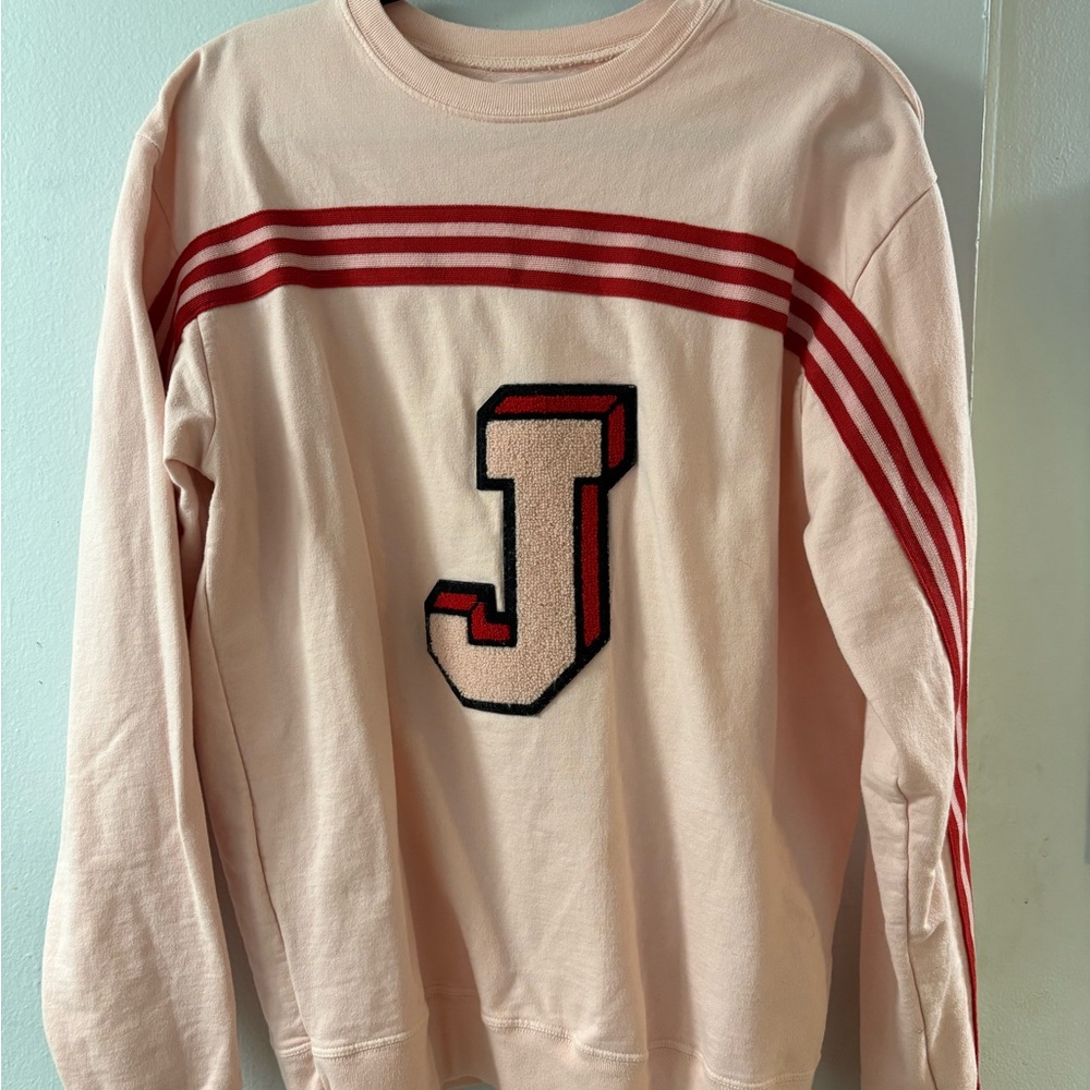 Just Don Pink Top with Red Accents